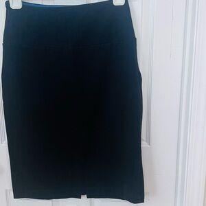 Pencil Cut Black Skirt